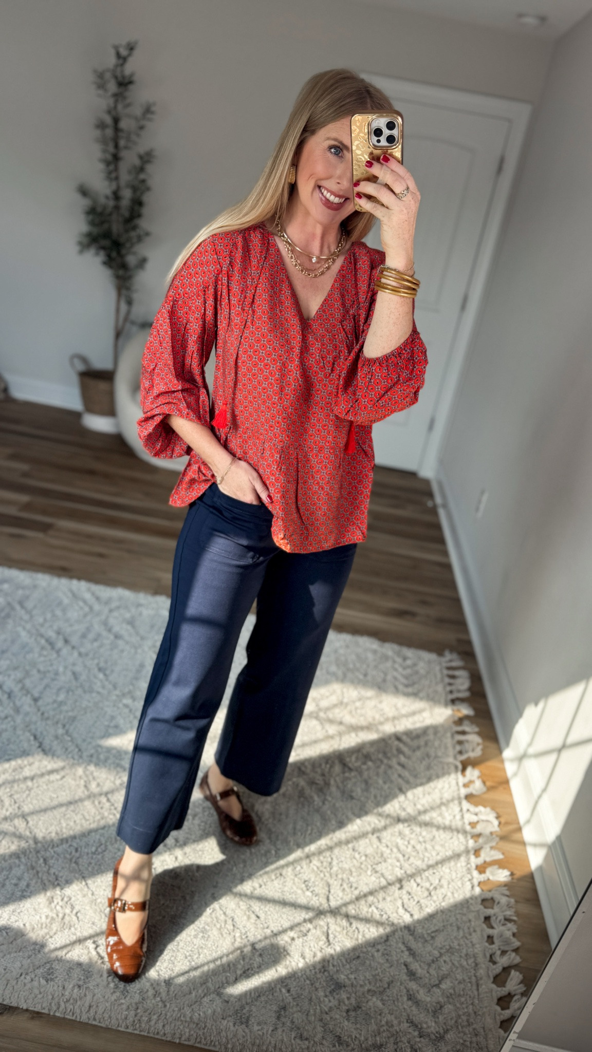 Weekend Walmart Wins try-on
Loose peplum top- small
Patch pocket work pants- 6

#LTKootd