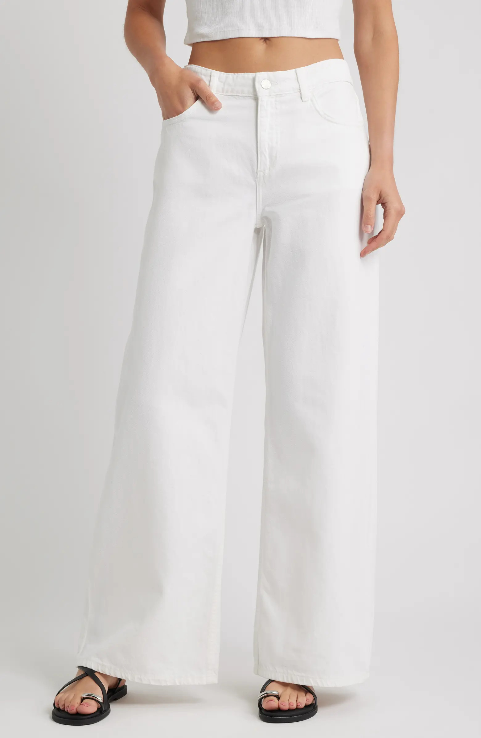 Low Rise Wide Leg Jeans | Nordstrom