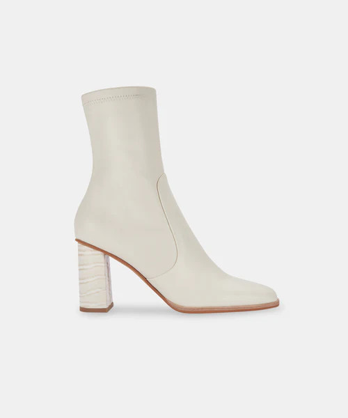 PETYA BOOTIES IN IVORY STELLA | DolceVita.com