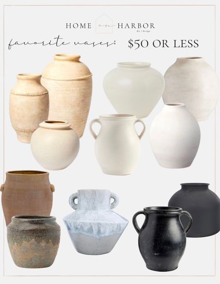 Vases for $50 or less! 

#LTKunder50 #LTKunder100 #LTKhome