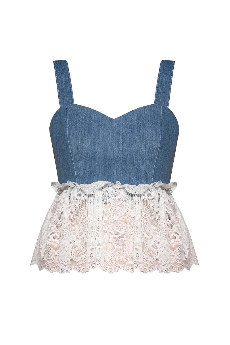 LACEFIELD TOP | Liya | CULT MIA | CULT MIA UK LTD