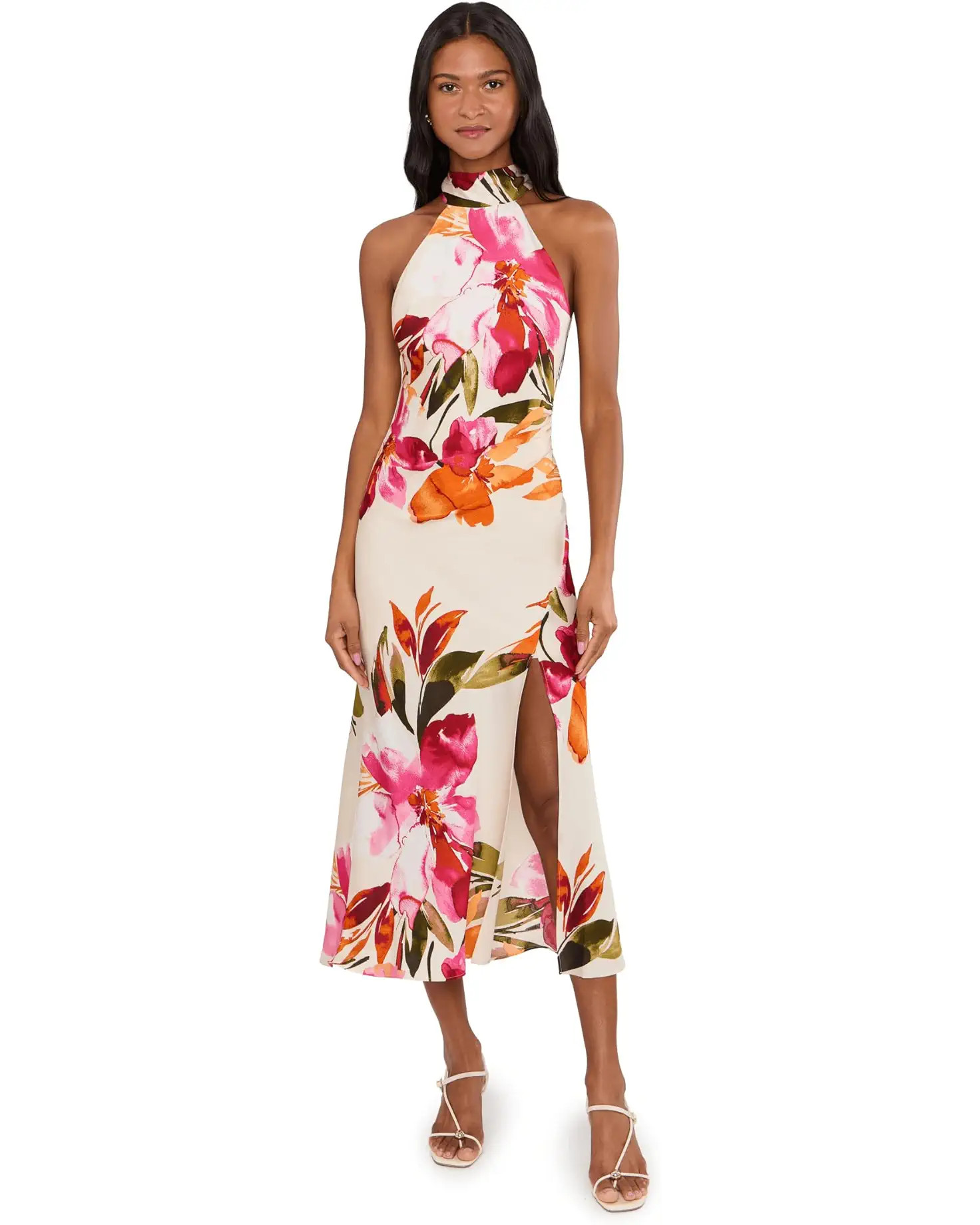 Women's Adrianna Papell Printed Satin Dress | Zappos.com