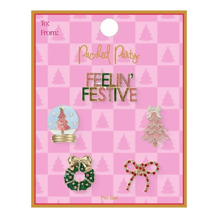 Packed Party Feelin' Festive Scatter Pin Set | Walmart (US)