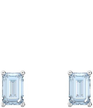 Stilla Blue Cushion Cut Stud Earrings | Dillard's