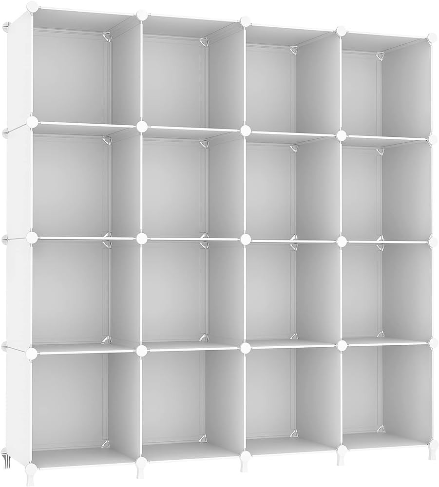 AWTATOS Cube Storage Organizer Modular Storage Cubes Bookshelf Stackable Closet Storage Shelves D... | Amazon (US)