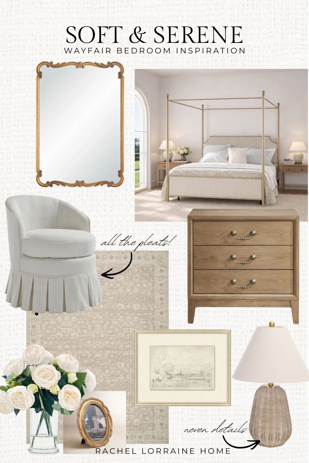 Curating bedroom furnishings and decor for a soft, serene bedroom retreat. Details like pleating, woven accents, and layered textures add warmth and interest, while a cohesive neutral palette and warm wood tones create a cozy, calming space that feels both timeless and inviting.

You can shop these bedroom finds at @Wayfair , and right now their Way Day sale is the perfect time to find some of the best deals of the season—up to 80% off with free shipping from April 25–27. 


#ad #Wayfair #WayfairPartner #WayDay

#LTKHome #LTKSaleAlert