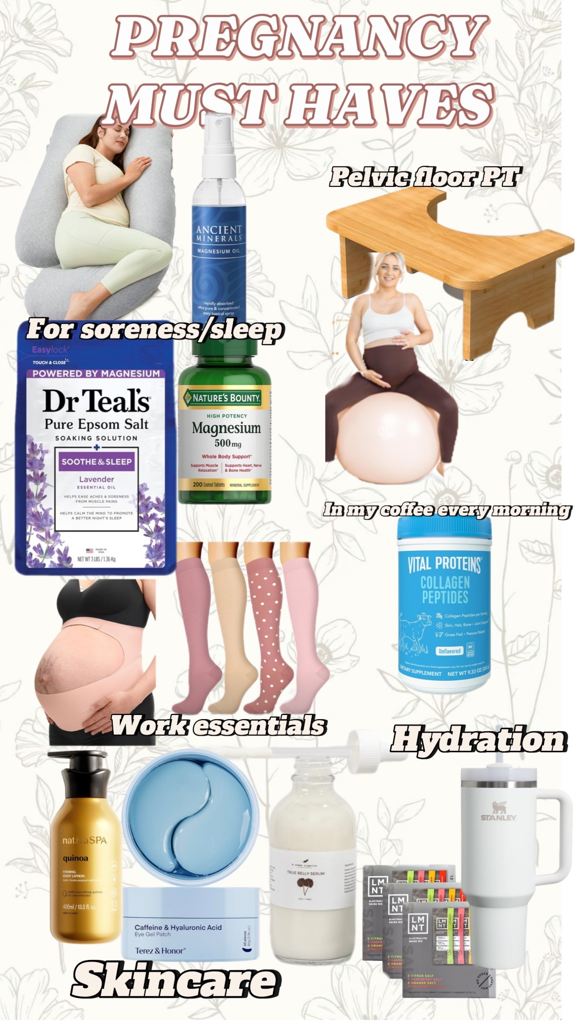 Up to 30 weeks pregnant and this is what I’m using daily! 

#LTKWorkwear #LTKBeauty #LTKFindsUnder50