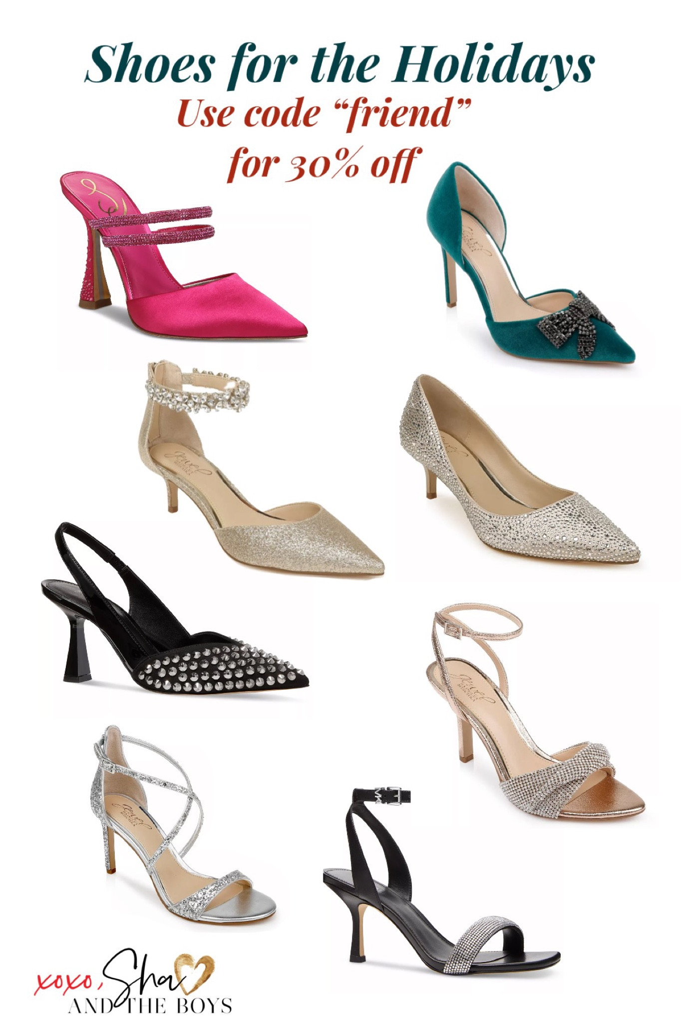 Holiday shoes 
Holiday party shoes 

Use code “friend” for 30% off 

#LTKshoecrush #LTKHoliday #LTKsalealert