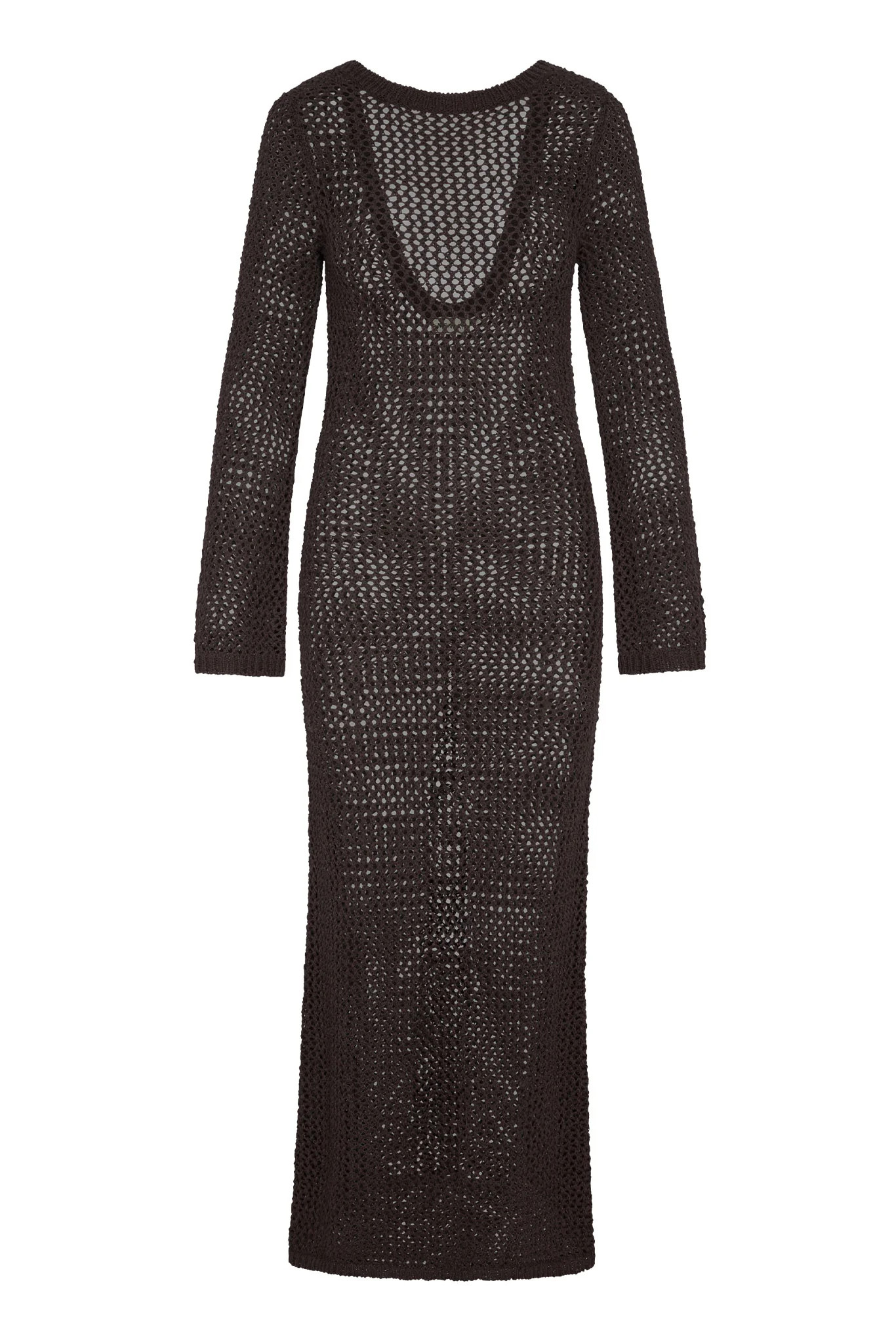 Cozumel Dress - Espresso Petit Crochet | Monday Swimwear