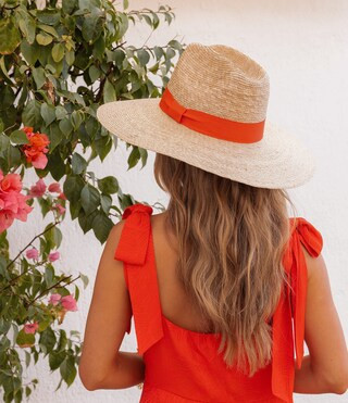 Gianni Bini x Shea Leigh Mills Spritz Straw Fedora Hat | Dillard's | Dillard's