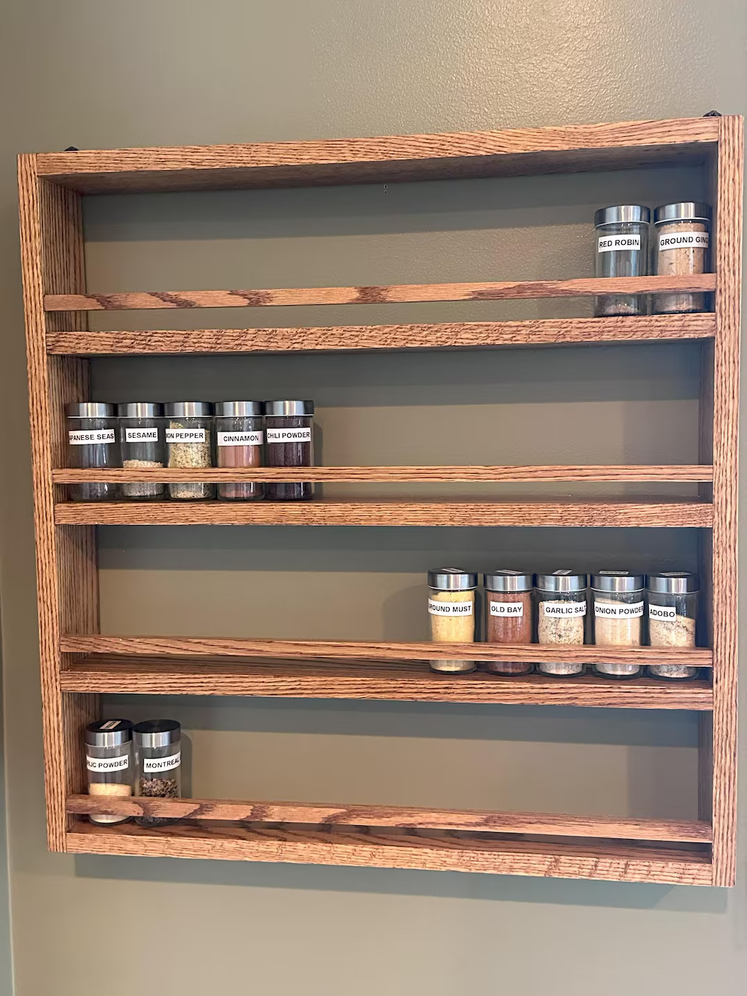 Rustic Spice Rack - Etsy | Etsy (US)