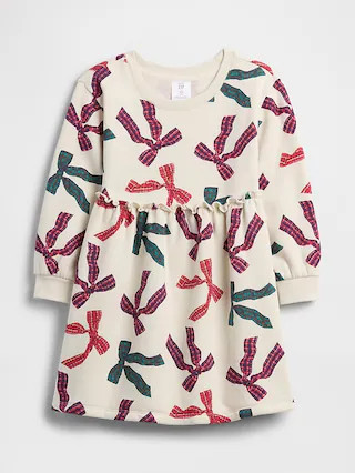 babyGap Print Sweatshirt Dress | Gap Factory
