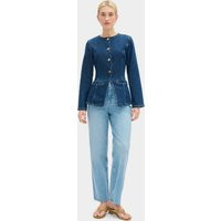 Daphne Waisted Denim Blazer, OCEAN BLUE / UK 20 | ALIGNE UK & EU