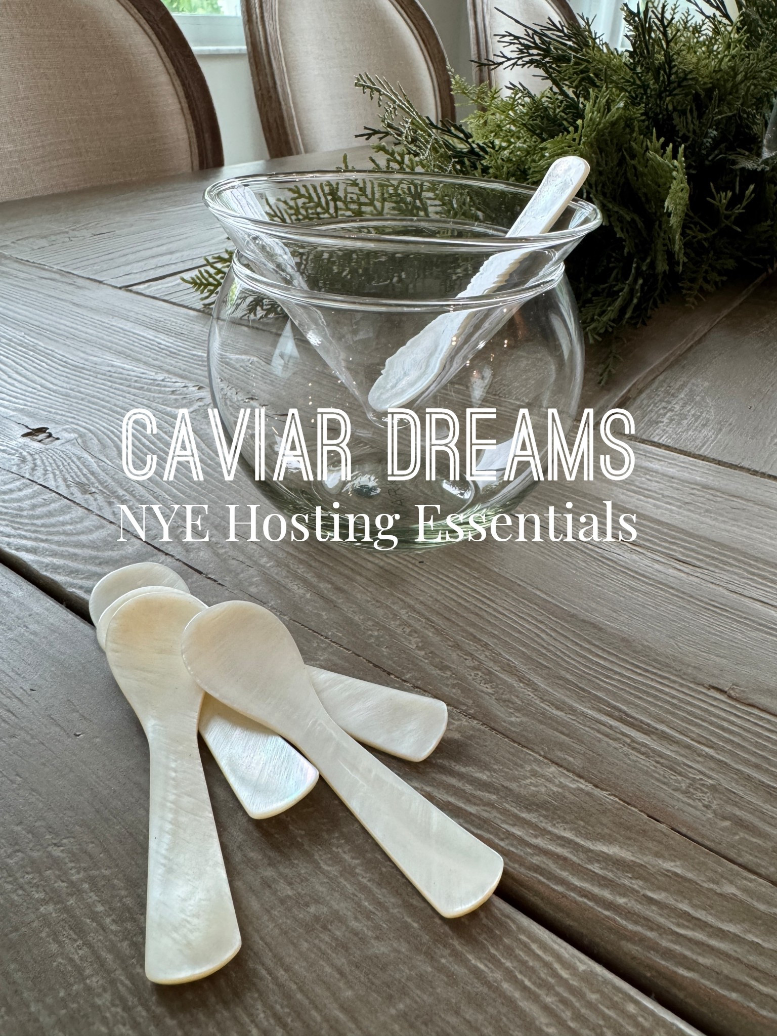 Dreaming of caviar 🖤✨🥂Hosting essentials for NYE 

#LTKHome #LTKfoodie #LTKFindsUnder50