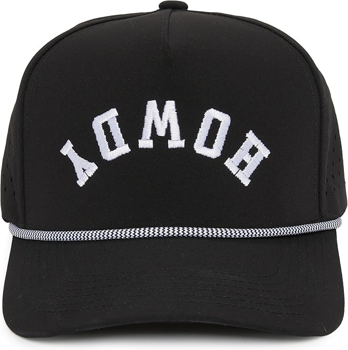 Funky Junque Performance Waterproof Golf Rope Hat – Cool Breathable Workout 5 Panel Snapback Ca... | Amazon (US)