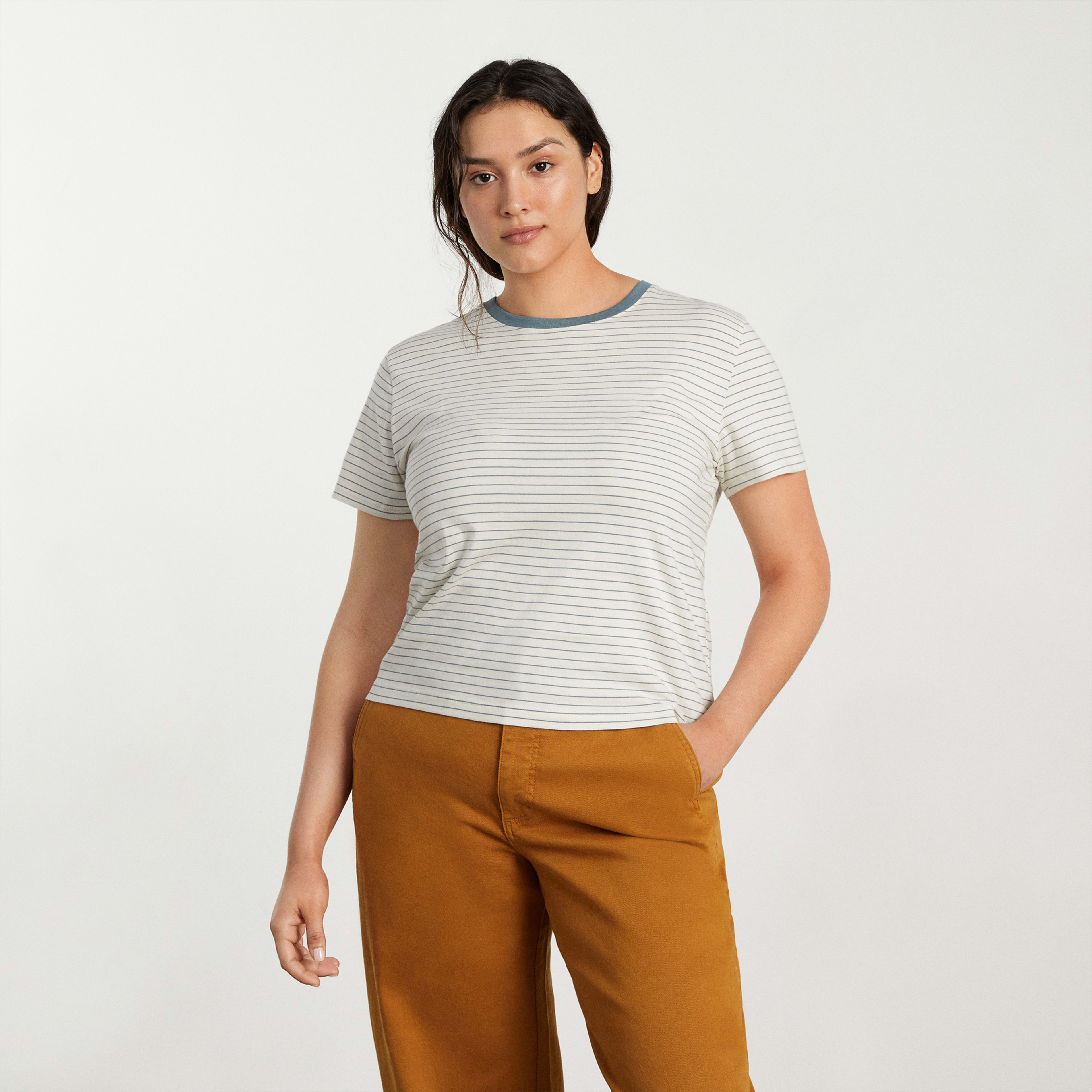 The Organic Cotton Box-Cut Tee | Everlane