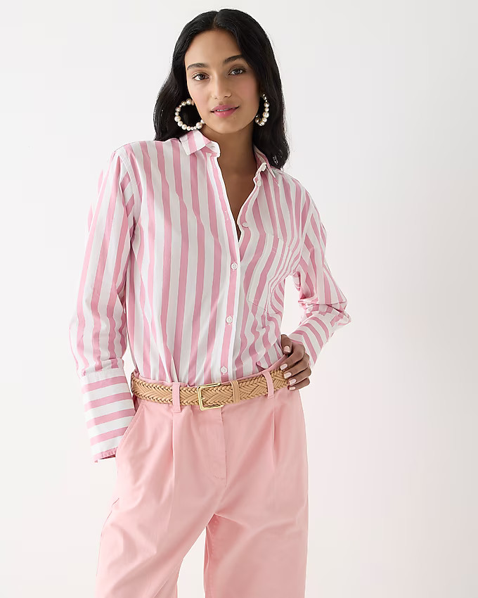 Garçon shirt in bold stripe cotton poplin | J. Crew US