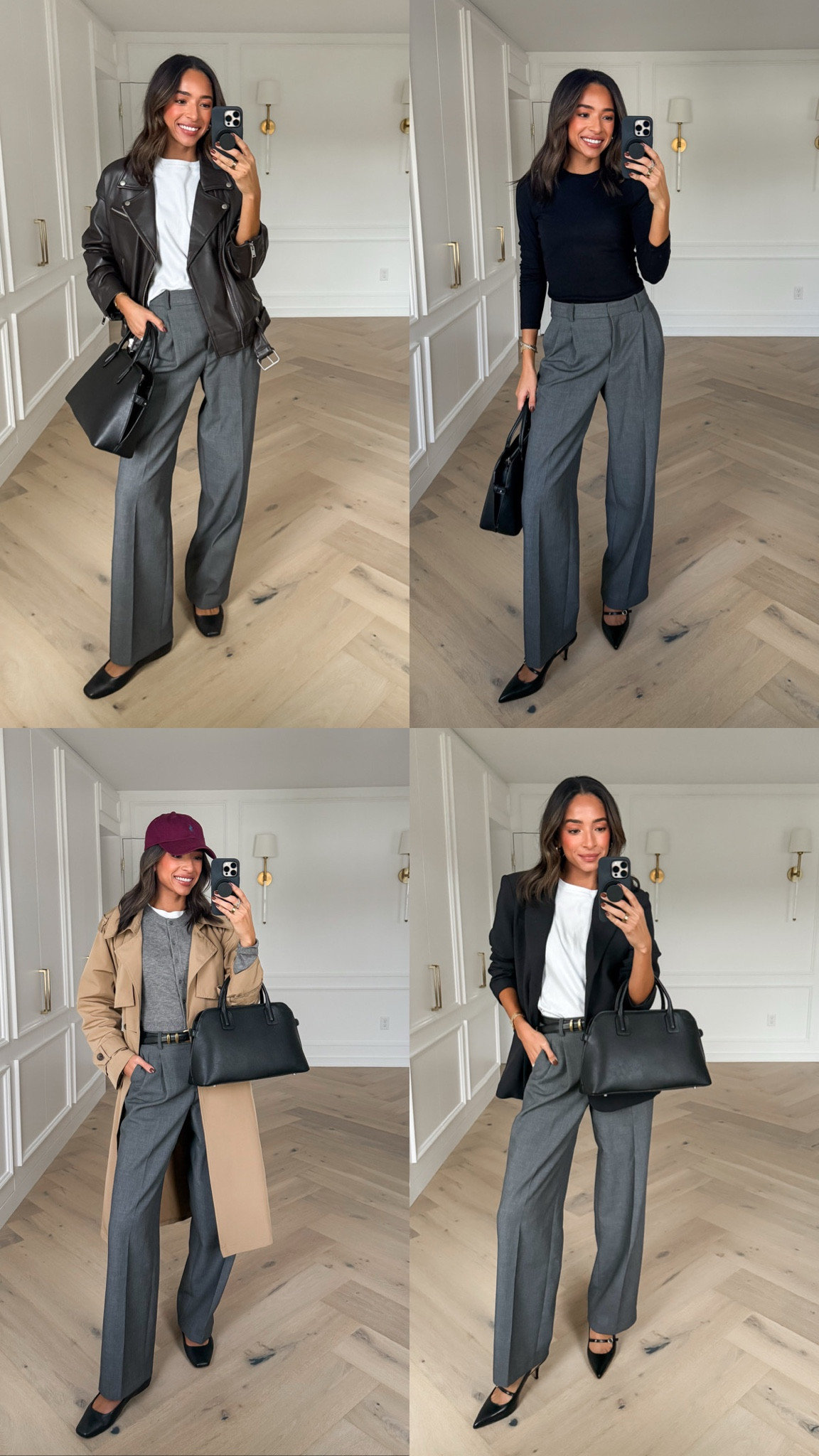 How to style gray trousers! Wearing a size 4 and I’m 5’8” with a 32” inseam. On sale!!

#LTKStyleTip #LTKWorkwear #LTKSaleAlert