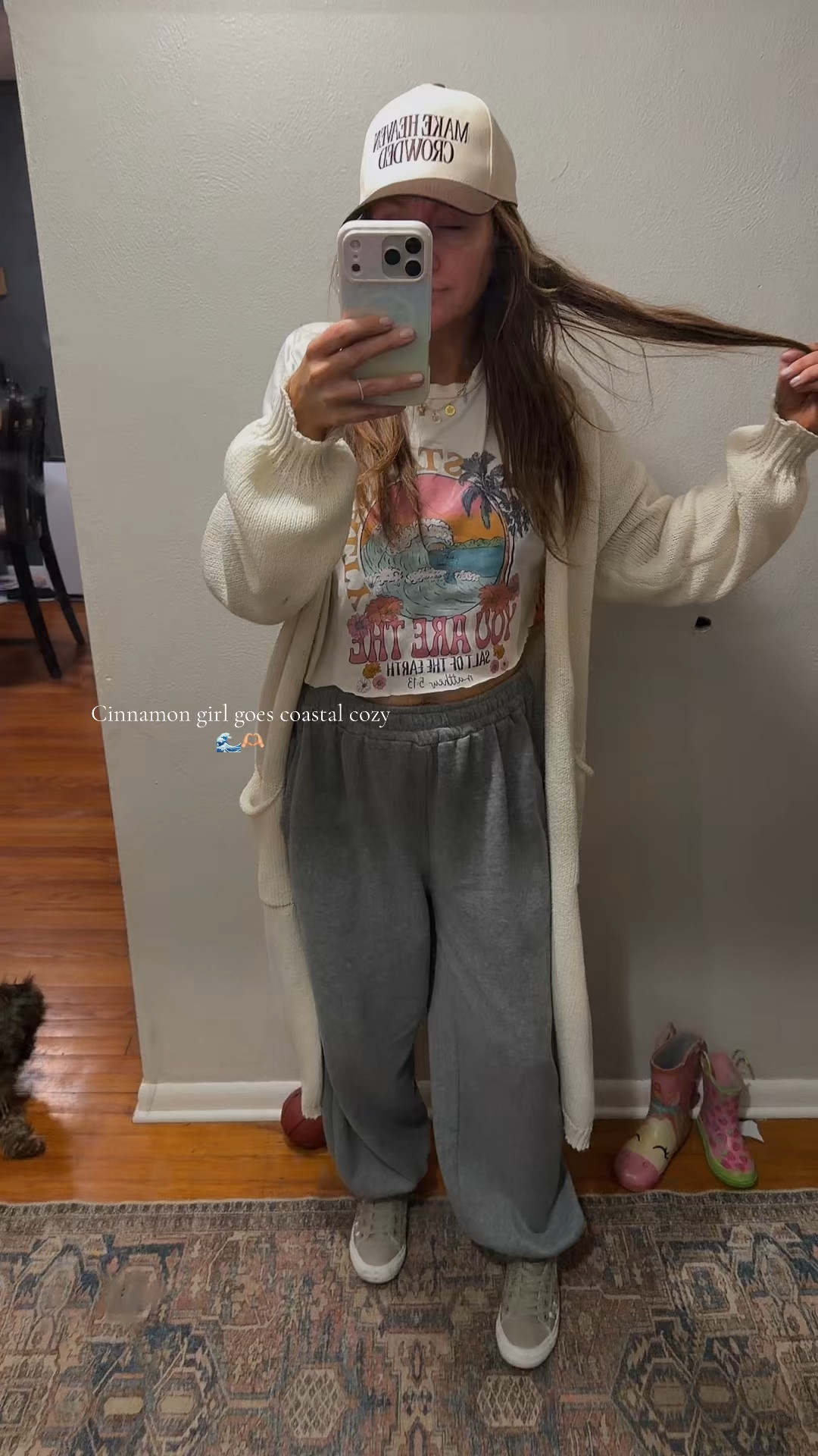 Soft mornings, coastal cozy energy because I’ve got 3 months until I’m at the ocean again officially 🌊🫶🏼

#cozycoastal #cozycorevibes #sunday #ootdinspo 