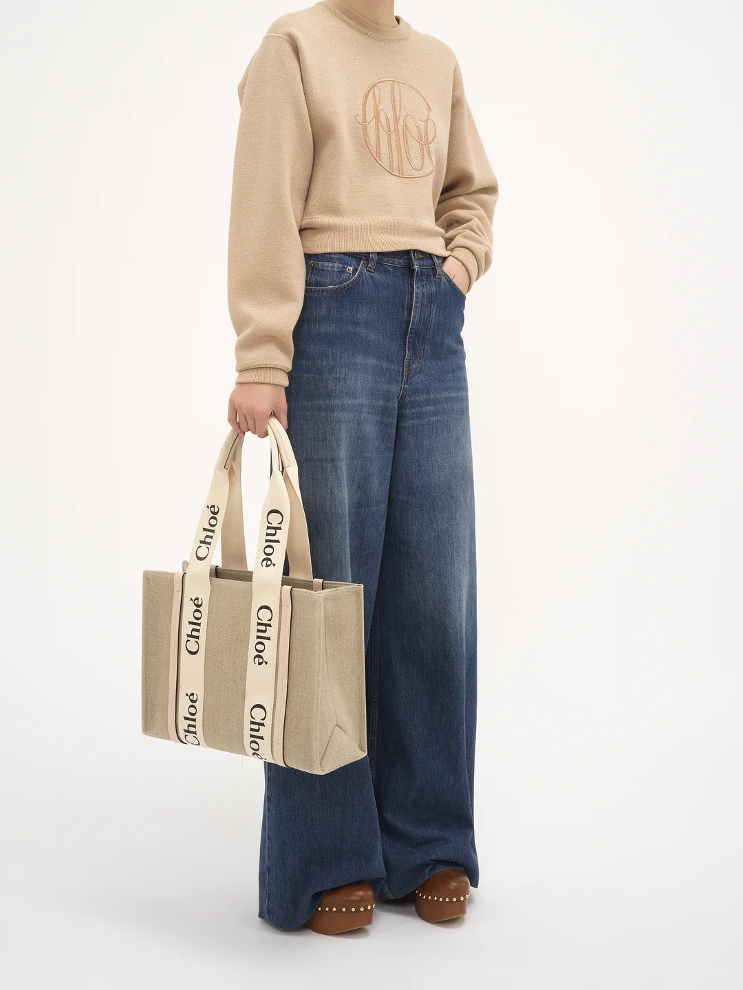 Medium Woody tote bag | Chloe EU