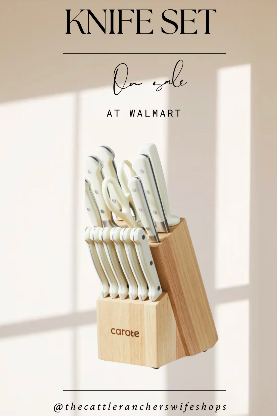 Entertaining season is here! If you're in need of a knife block set upgrade, looky!!! These are beautiful! #ltkknifeset #knifeset #knifeblockset #ltkwalmart #walmart 

#LTKGiftGuide #LTKwedding #LTKhome