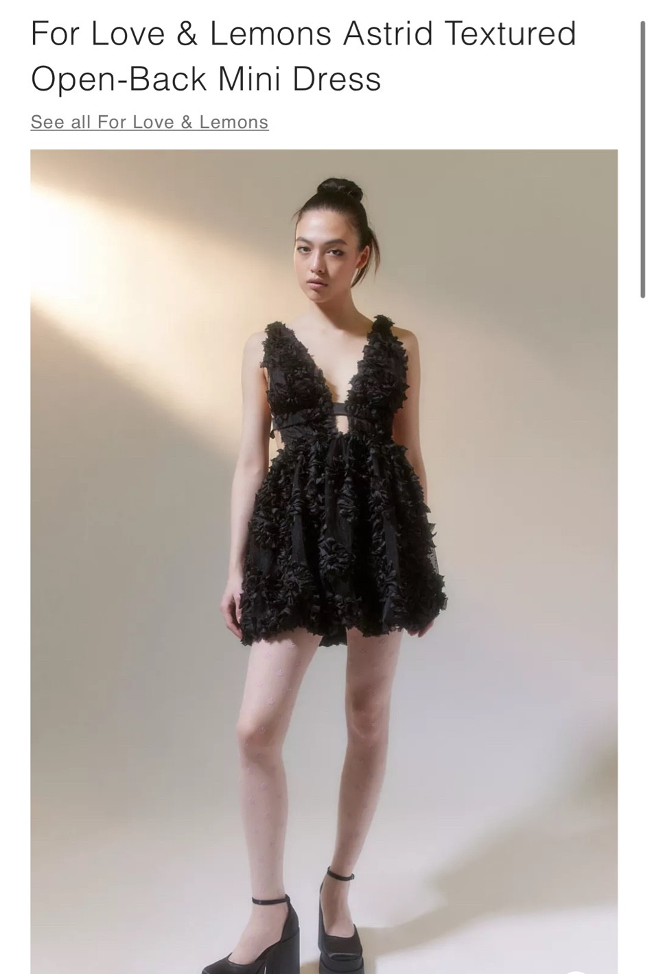 urban outfitters // textured open back mini dress 

#LTKSeasonal #LTKHoliday #LTKfit