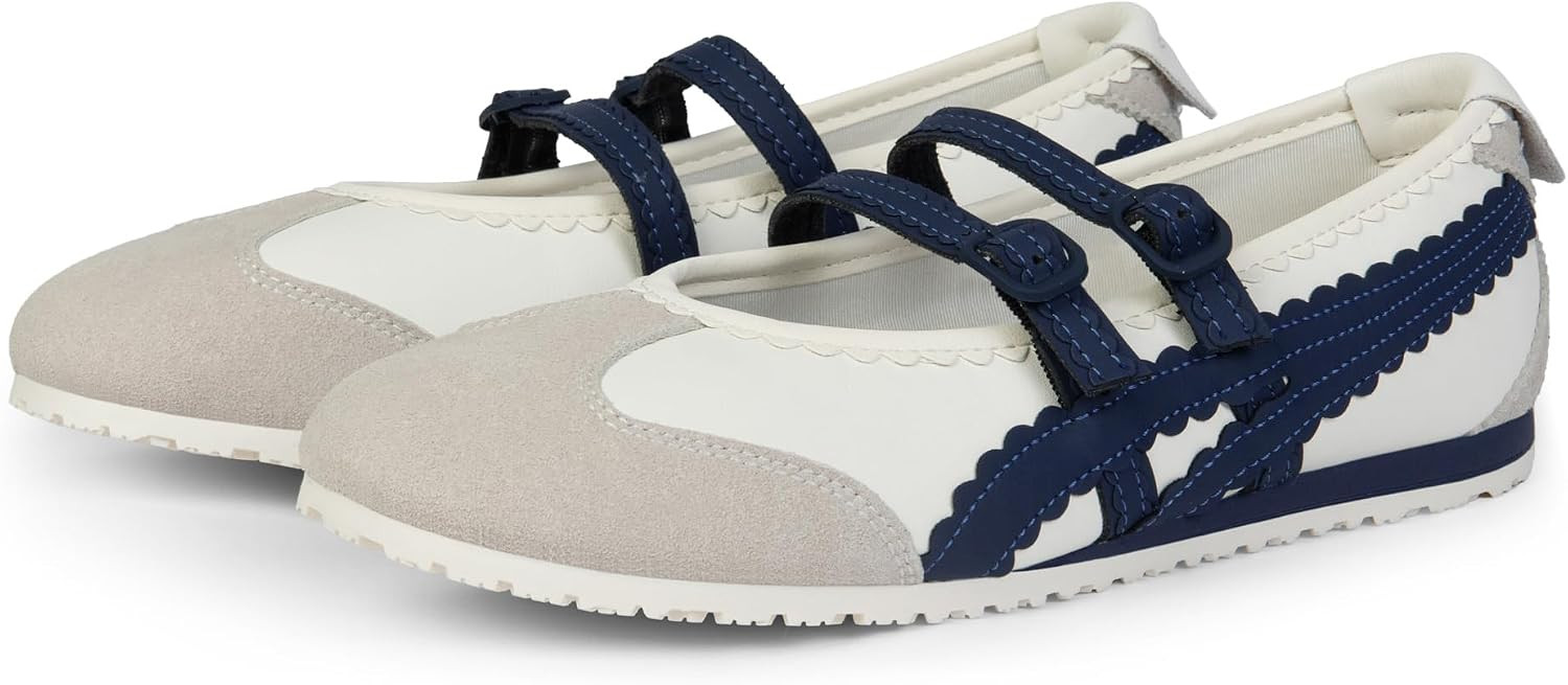 Ballet Sneakers for Women Mary Jane Flats Walking Shoes Slip On with Elastic Straps with Memory Foam Insole | Amazon (CA)