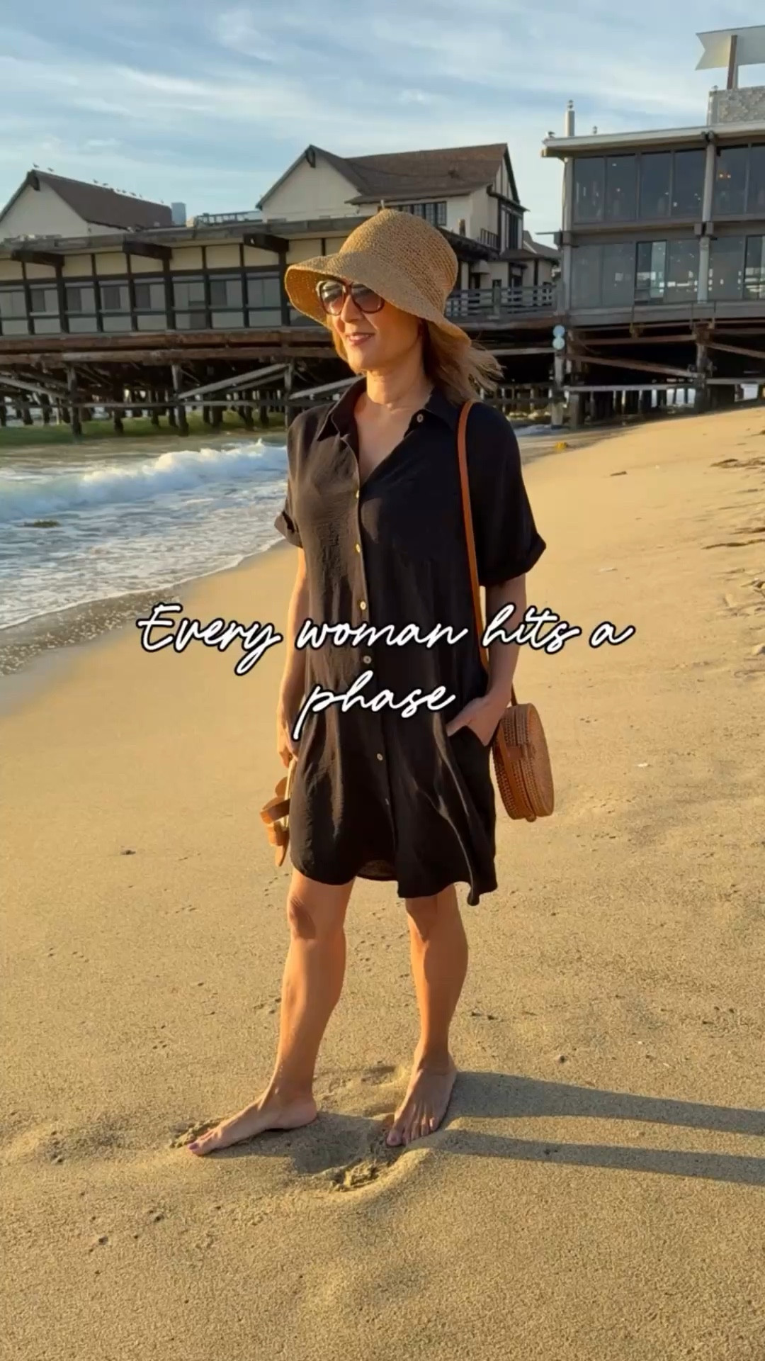 Finding myself in this era, and enjoying all these simple, meaningful pleasures.

This modest swimsuit cover up is a cute grab and go for sunset walks on the strand.  I love the lightweight fabric, plus the tortoise shell buttons are functional, and yes, it does have pockets. Some days I add a raffia belt and wear it as a dress.
#LTKTravel

#LTKdayinmylife #LTKOver40 #LTKSeasonal