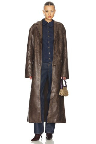 Nakedvice The Jasper Coat in Vintage Brown from Revolve.com | Revolve Clothing (Global)