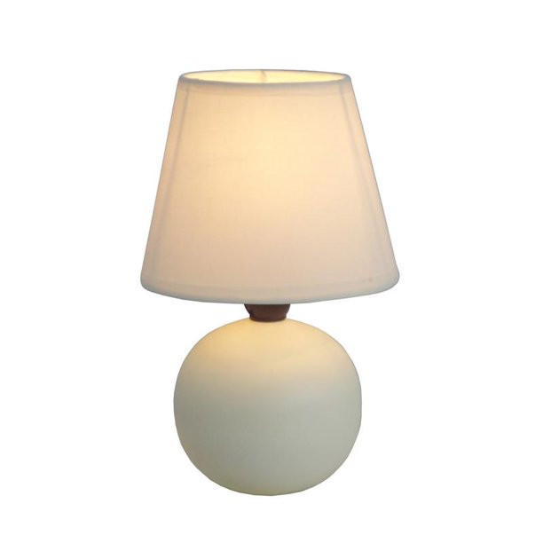 Luxury Home Mini White Ceramic Globe Table Lamp - Walmart.com | Walmart (US)