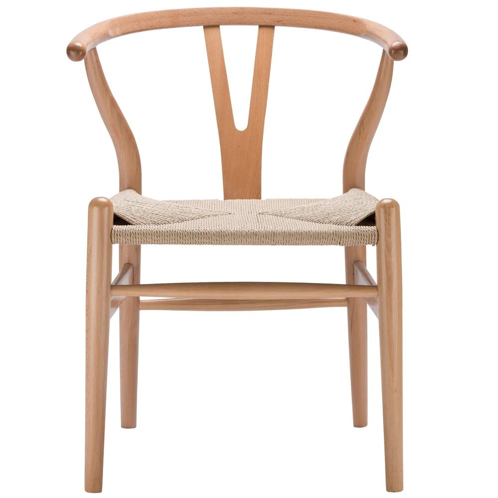 Scandinavian Poly and Bark Natural Weave Chair (Single - Short - 16-22 in.) | Bed Bath & Beyond
