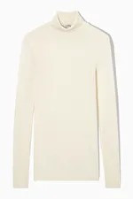 SLIM-FIT MERINO WOOL TURTLENECK TOP | COS (EU)