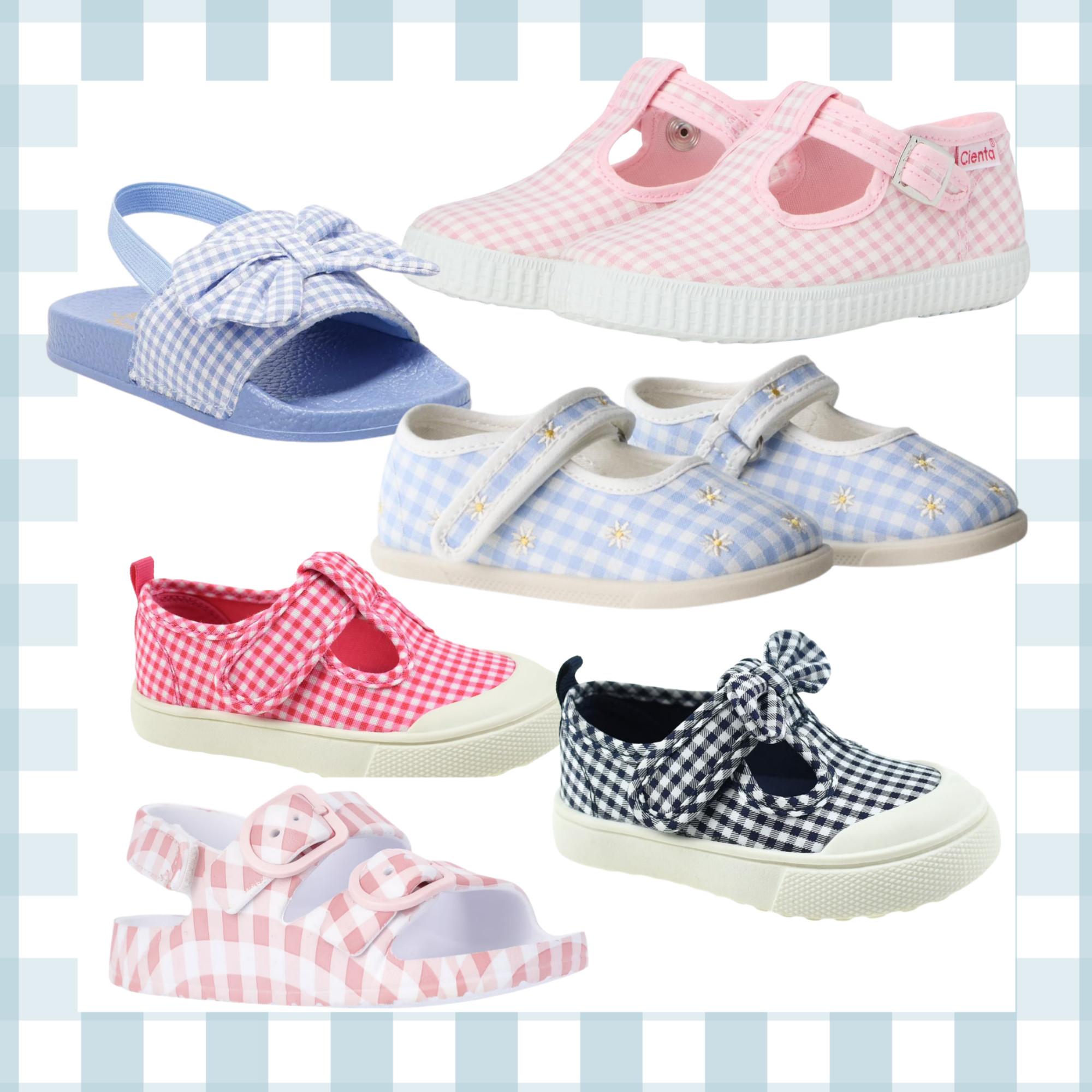 the sweetest kid's gingham shoes 

 

#LTKSaleAlert #LTKBaby #LTKKids