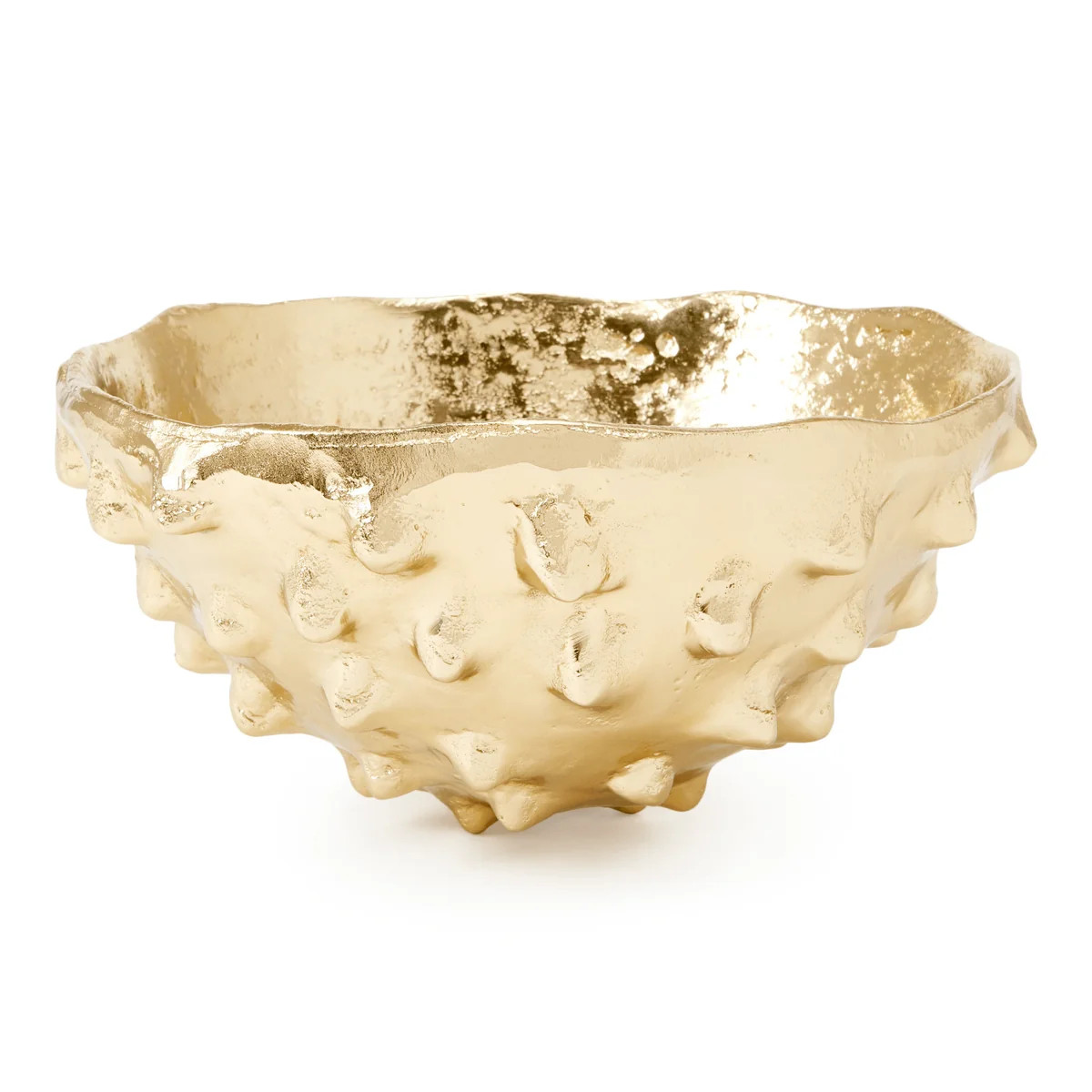 Large Kiwano Bowl With Brass Finish | The Well Appointed House, LLC