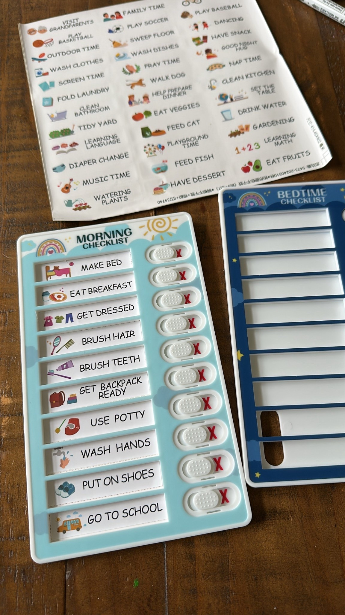 Making back-to-school mornings smoother, one checklist at a time ✨
This reusable chore chart keeps the kids on track without me having to repeat myself 100 times 🙌 Perfect for building independence and cutting down on the chaos before school.
#KidsChoreChart #MorningRoutine #OrganizedMom #LTKhome #LTKfamily #MomLifeHacks #BackToSchoolOrganization #MorningChecklist

#LTKKids #LTKHome #LTKFamily