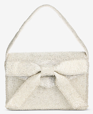 Beaded Bow Mini Top Handle | Macy's