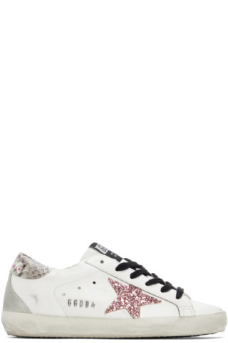 Golden Goose - SSENSE Exclusive White Super-Star Sneakers | SSENSE