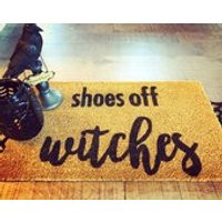 shoes off witches  charming doormat  welcome mat  outdoor coir mat  fall  Halloween  Cute Doormat  Fall Decor  Halloween Decor | Etsy (CAD)