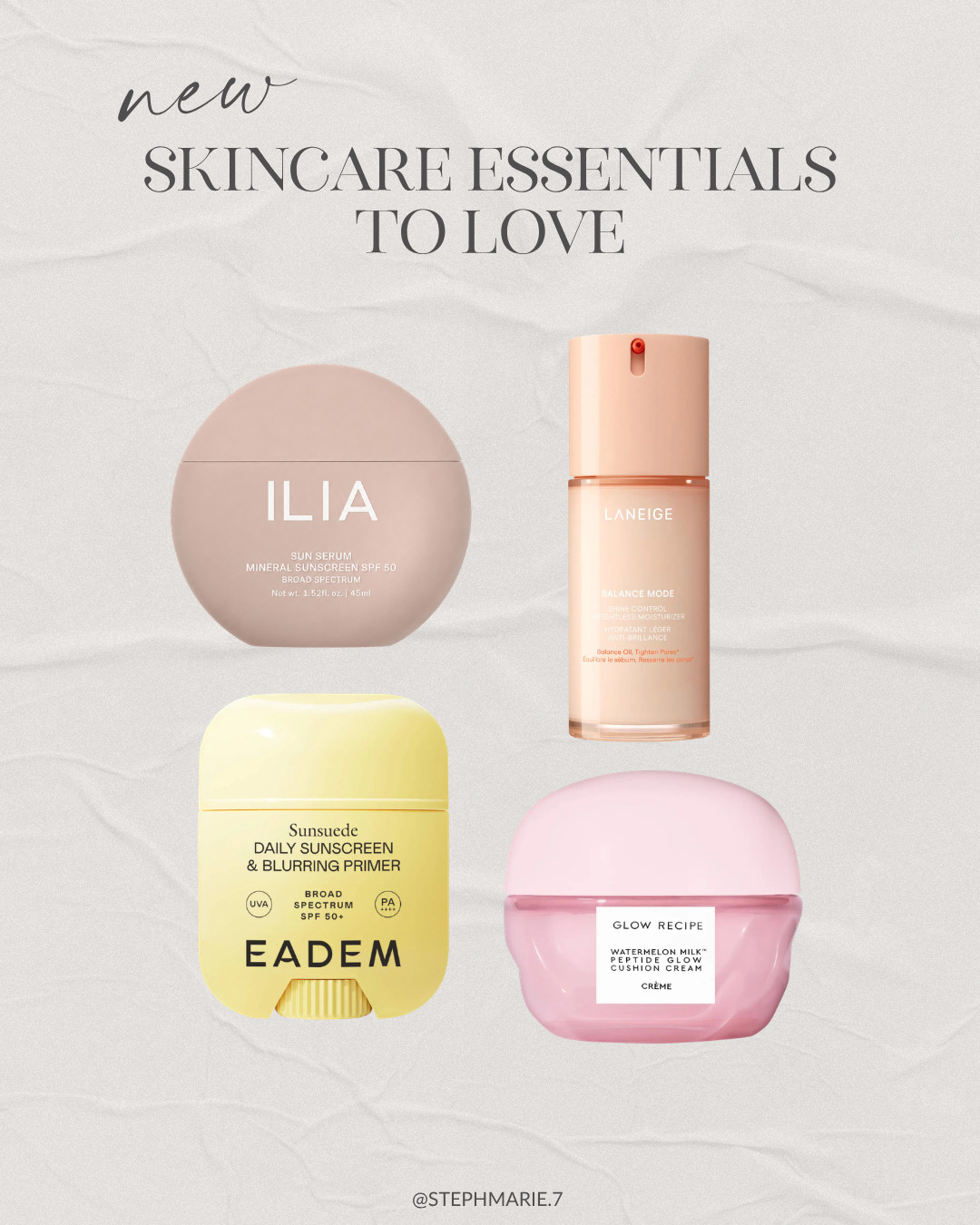 These four new skincare products have been game changers in my routine! Both Ilia and Eadem have created two really great SPF products and this Glow Recipe is so hydrating!  

 #LTKSeasonal #LTKBeauty
