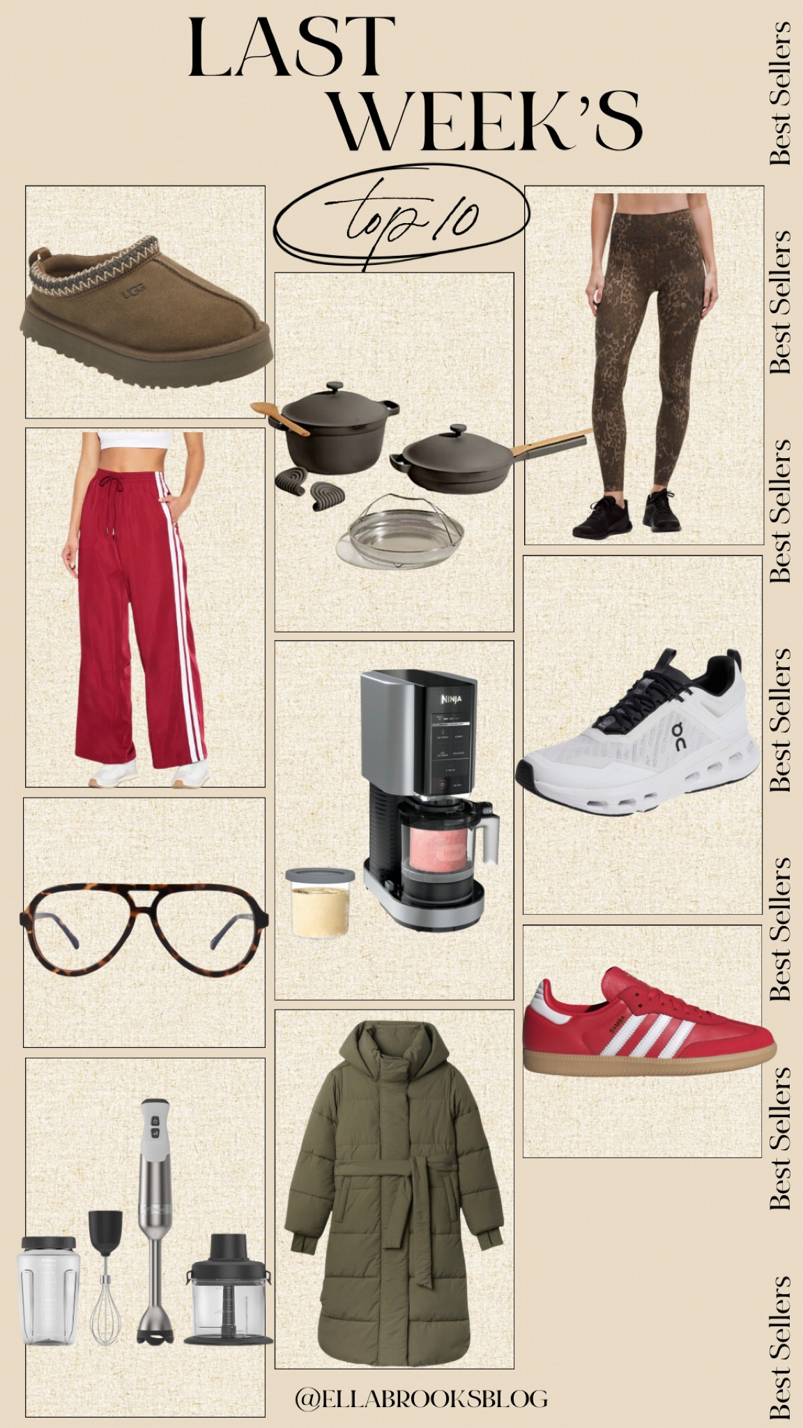 Last week’s best sellers ❤️


Ugg slippers, track pants, kitchen appliance, belted puffer coat, adidas sneakers, on sneakers, blue light glasses, non-toxic pans, leopard leggings

#LTKShoeCrush #LTKStyleTip #LTKHome