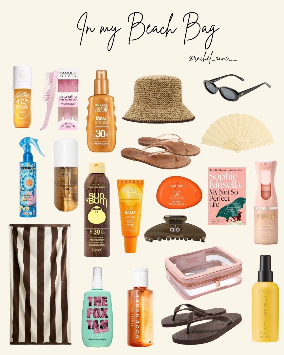 IN MY BEACH BAG 🥥
All my favourites I swear by 🐚🙏

#LTKsummer #LTKeurope #LTKuk