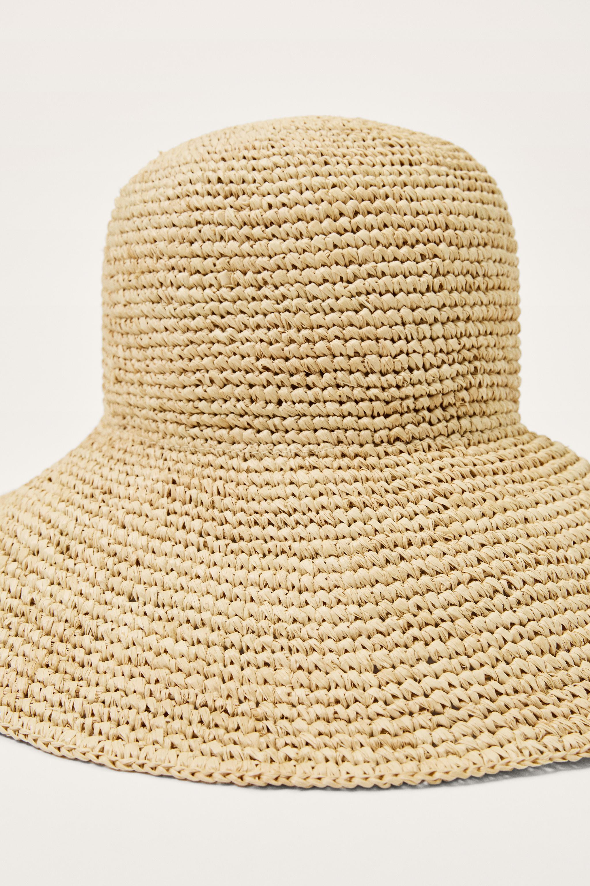 LIMITED EDITION RAFFIA BUCKET HAT | Zara UK