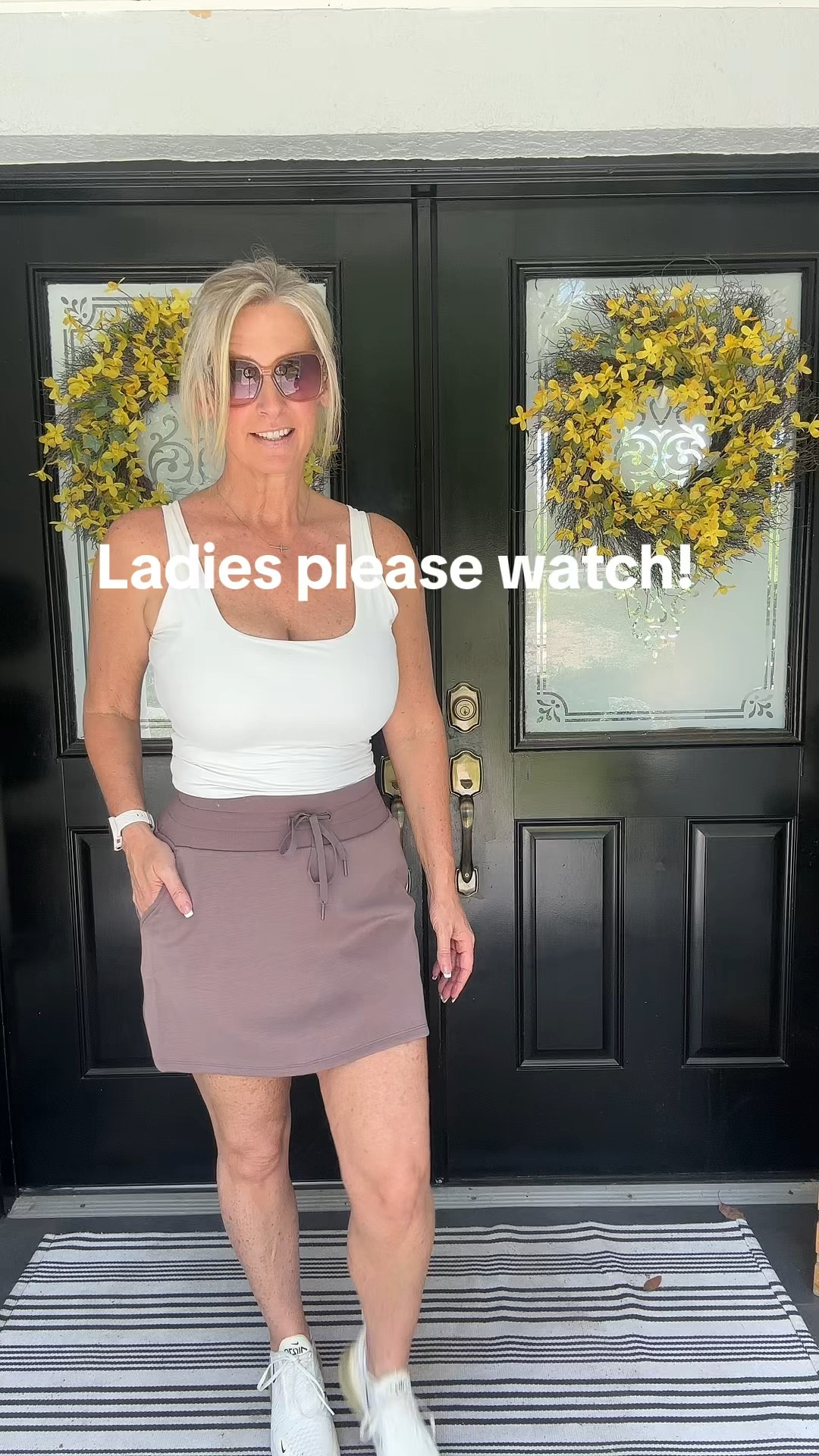This is your “I tried… but not really” outfit 🙌
A  skirt with a functional drawstring (yes, it actually adjusts) + a non-see-through tank that keeps everything smooth and effortless.

It’s lightweight enough for summer, but still gives that cozy, flattering fit—so you look put together without sacrificing comfort.

Perfect for:
• running errands
• casual lunch dates
• travel days
• those “I don’t feel like getting dressed” days

If you want to look cute but feel like you’re in loungewear… this is it.

#LTKOver40 #LTKMidsize #LTKootd