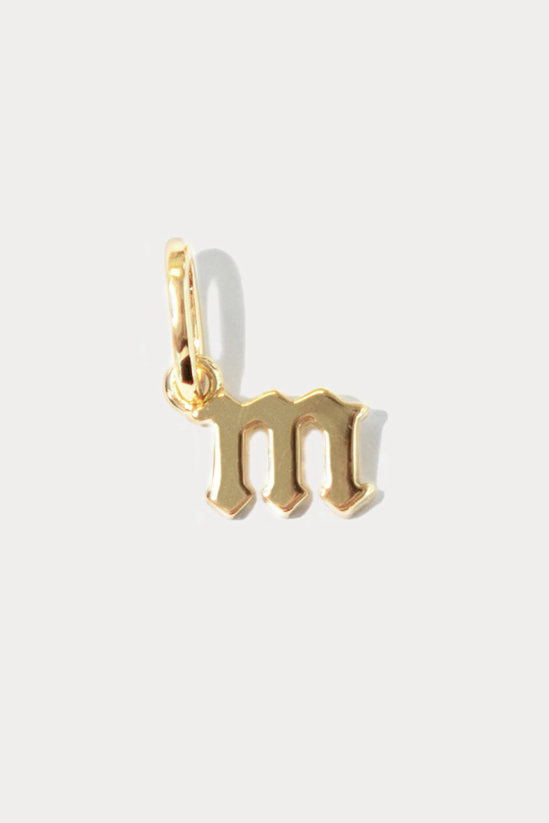 Petite Gothic Letter Charm | Miranda Frye Inc.