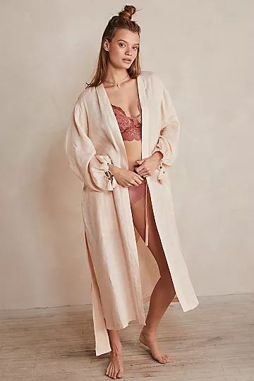 Spell Mae Linen Robe | Free People (Global - UK&FR Excluded)