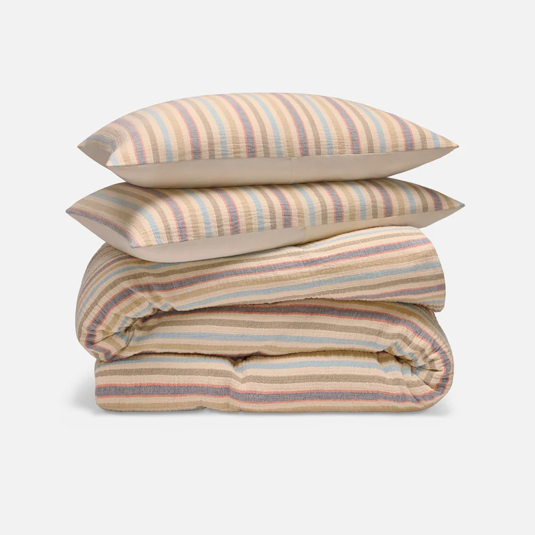 Sunwashed Stripe Duvet Set | Brooklinen