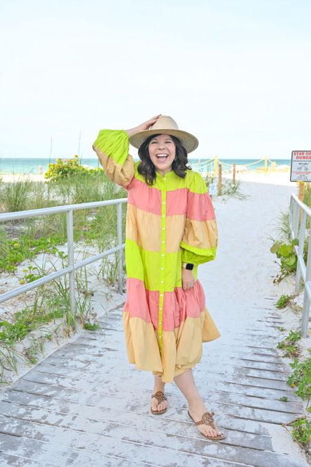 Sunshine Tienda beach day style! The perfect dress & hat for a day at the beach!

I wear a size small in the dress.

Spring outfit. Summer outfit. 

#LTKStyleTip #LTKSeasonal #LTKSwim