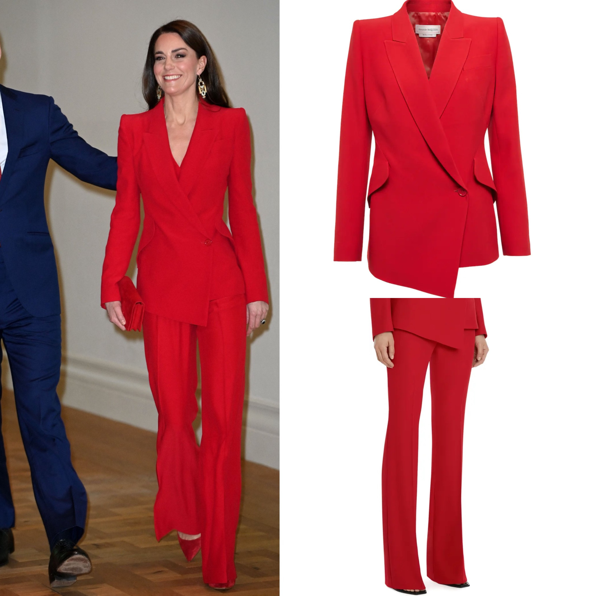 Kate wearing Alex McQueen #suit 

#LTKstyletip