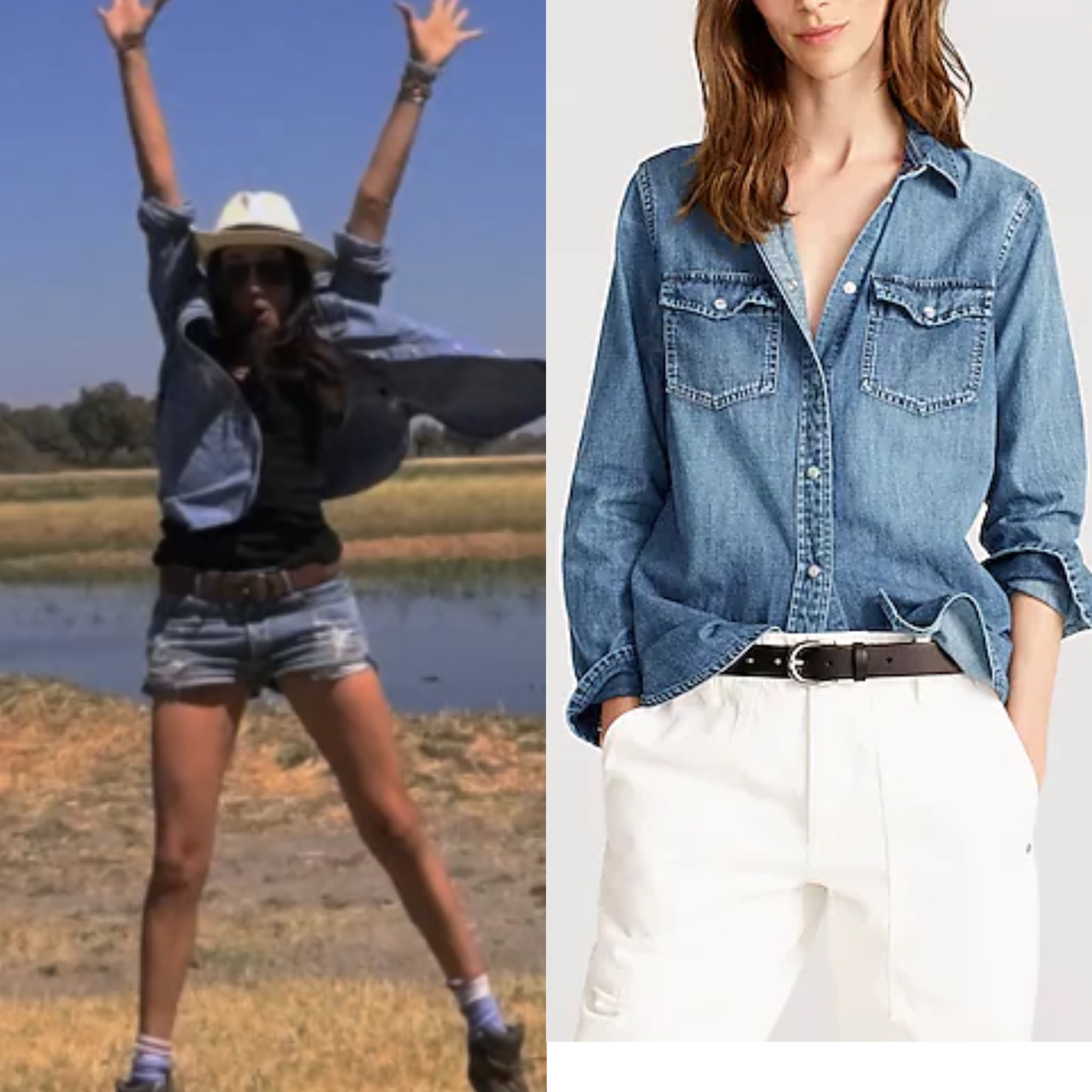 JCrew slim fit chambray shirt #denim

#LTKstyletip