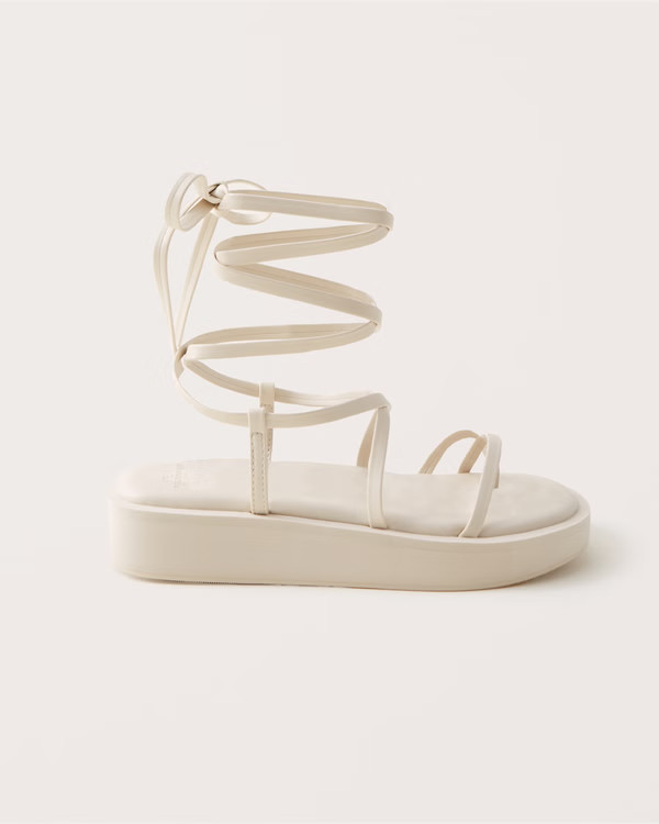 Women's Resort Strappy Platform Sandals | Women's Shoes | Abercrombie.com | Abercrombie & Fitch (US)